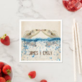 水結婚中の魚 スタンダードカクテルナプキン (インサイチュ)