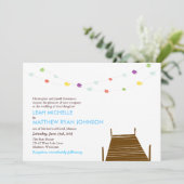 水結婚式の招待 招待状 (スタンド正面)