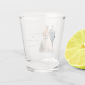 水結婚色の対結婚心 ショットグラス (裏面)