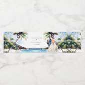 水結婚色の対結婚心 ペットボトルラベル (シングルラベル)