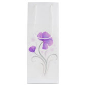 水結婚色の感謝していユパーソナライズされた抱き枕 ワインギフトバッグ (正面)