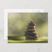 水絵はがきの禅石 ポストカード (正面/裏面)