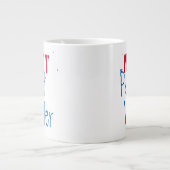 水絵を描はアト絵を描アーティスト向けユーモアの芸術 ジャンボコーヒーマグカップ (正面)