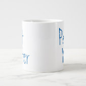 水絵を描はアト絵を描アーティスト向けユーモアの芸術 ジャンボコーヒーマグカップ (正面)