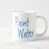 水絵を描はアト絵を描アーティスト向けユーモアの芸術 ジャンボコーヒーマグカップ (右)