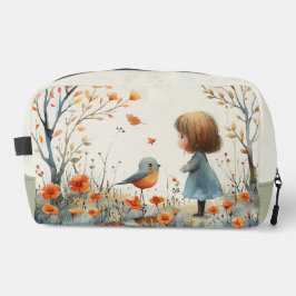 水絵を描色の小さな女の子 ドップキット