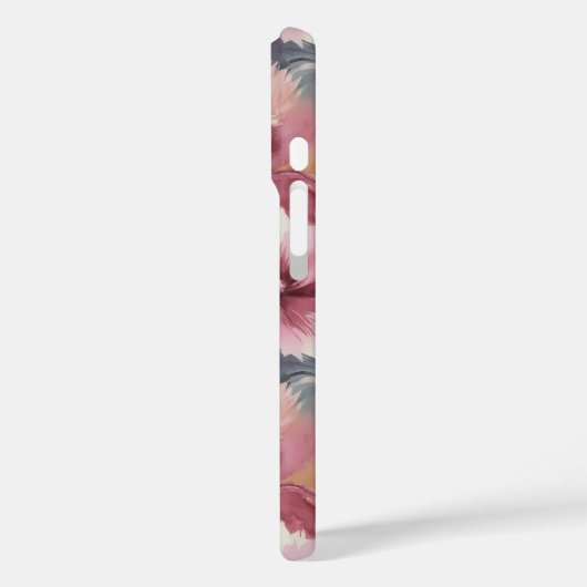 水絵を描色の柔らかい花模様 Case-Mate iPhoneケース (裏面 / 左)