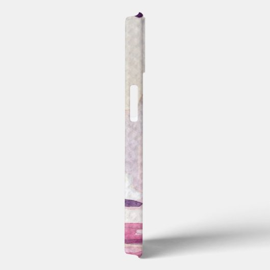 水絵を描色の背景 Case-Mate iPhoneケース (裏面 / 右)