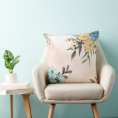 水絵を描色の花 クッション (椅子)