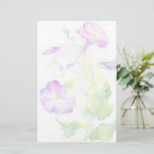 水絵を描色コンボルバルフラワー 便箋 (スタンド正面)