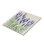 水絵を描色セラミックタイル付きラベンダー タイル (側面)
