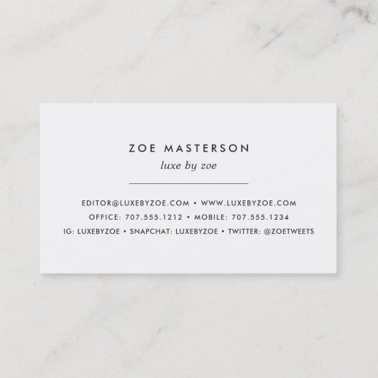 水絵を描色フローラ 名刺 (裏面)