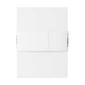 水絵を描色ブルゴーニュダスティブルーフローラ 招待状ベリーバンド (裏面例)