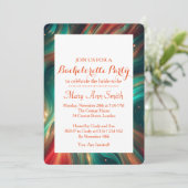 水絵を描色抽象芸術バチュラーパーティ 招待状 (スタンド正面)