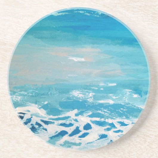 水絵を描色 コースター (正面)