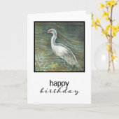 水絵画ハッピーバースデー カード (黄色い花)