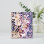 水絵画色の紫のあぜ花 (スタンド正面)