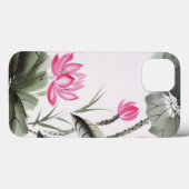 水絵画色の蓮 Case-Mate iPhoneケース (裏面 (横))