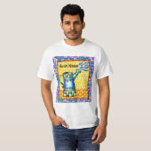 水缶ハート花 Tシャツ (正面フル)