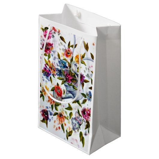 水缶付きポープリント スモールペーパーバッグ (正面アングル)