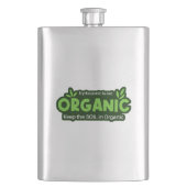 水耕栽培はオーガニック保の土壌ではオーガニックない フラスク (正面)