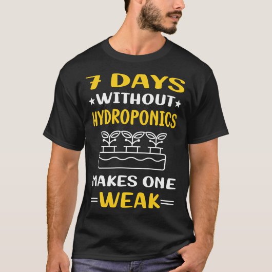 水耕栽培日なし水耕栽培 Tシャツ (正面)