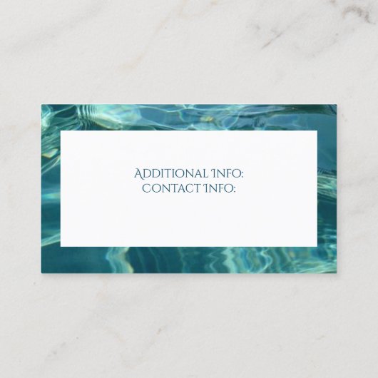 水背クール景名刺 名刺 (裏面)