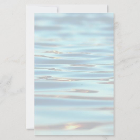 水背景予算結婚のメニューテンプレート (裏面)