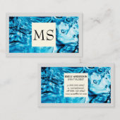 水背景 名刺 (正面/裏面)