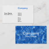 水背景 名刺 (正面/裏面)