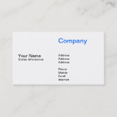 水背景 名刺 (正面)