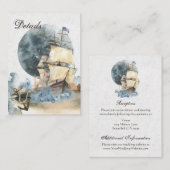 水航海の彩船フルムーン結婚ズ詳細 エンクロージャーカード (正面/裏面)