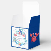 水航海の男女兼用色の赤ちゃんシャワー フェイバーボックス (オープン)