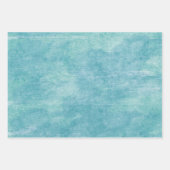 水航海の色のストライプいかりミックスnマッチ ラッピングペーパーシート (正面2)