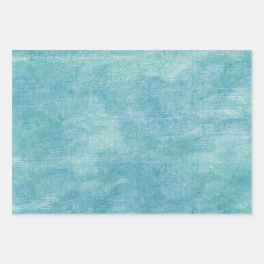 水航海の色のストライプいかりミックスnマッチ ラッピングペーパーシート (正面2)