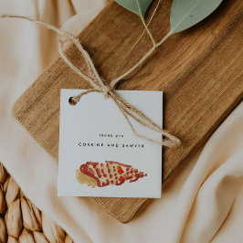 水航海の色の貝殻 フェイバータグ