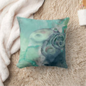 水航海の色アクア海タコ クッション (ブランケット)
