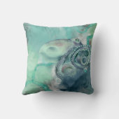 水航海の色アクア海タコ クッション (裏面)