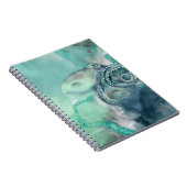 水航海の色アクア海タコ ノートブック (右側)