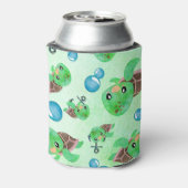 水航海の色ウミガメいかり&バブル 缶クーラー (缶裏面)