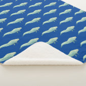 水航海の色クジラ シェルパブランケット (3/4)