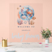 "水航海の色コーラルリーフ快楽 アクリルサイン (ウェディング)