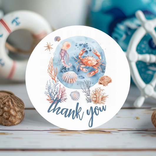 "水航海の色コーラルリーフ快楽 ラウンドシール