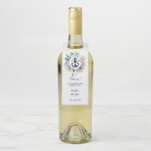 水航海の色リースいかりネイビー結婚ズ ボトルネックタグ (ボトル)