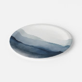水航海の色 ペーパープレート (アングル)