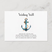 水色いかりヌティカルウィングウェル結婚ズ エンクロージャーカード (正面)