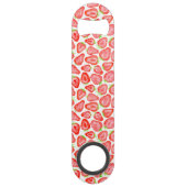 水色いちごスライス模様 スピード栓抜き (正面)