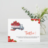 水色いちご赤ちゃんシャワーカーサンキュード (スタンド正面)