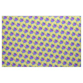 水色お洒落のティーポット ファブリック (ヤード)