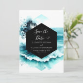 水色お洒落航海の結婚の セーブザデート (スタンド正面)